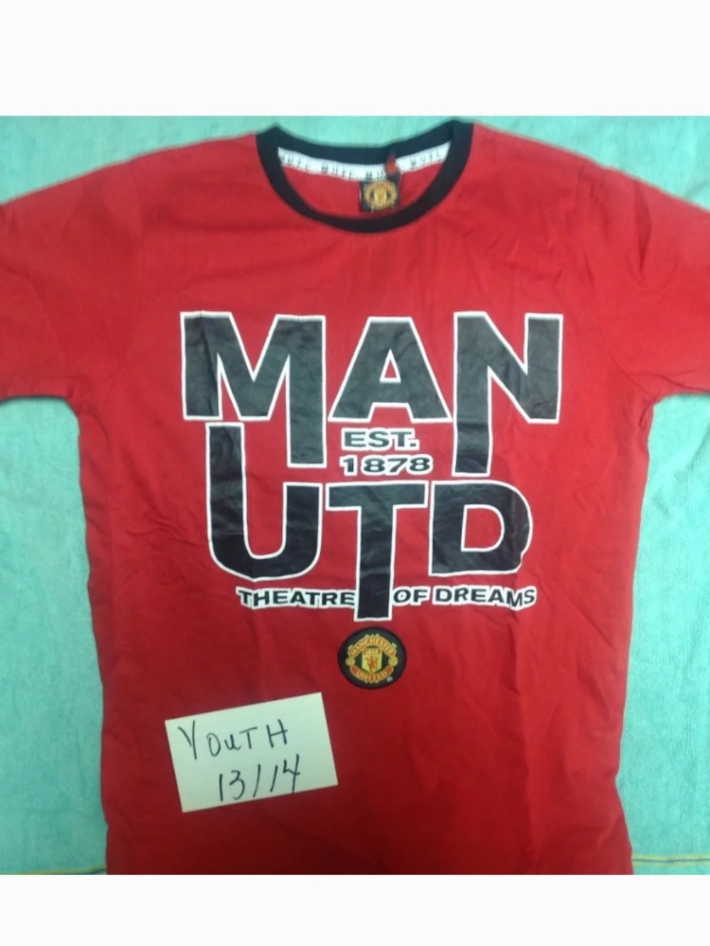 Manchester United boys tshirt